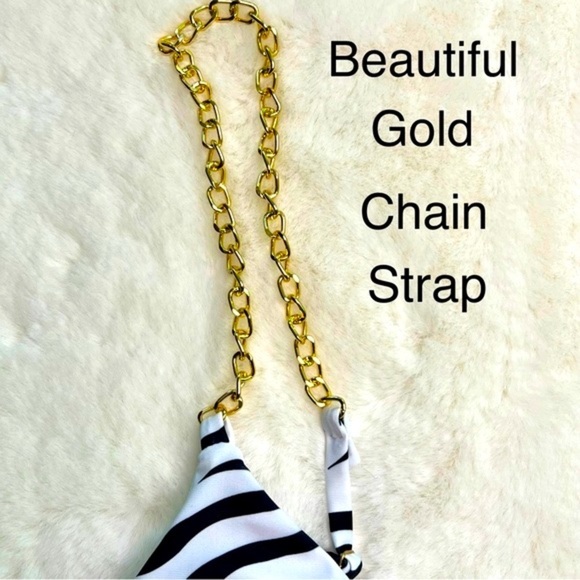 Sommer Ray One Piece Swimsuit Black and White Zebra Print Cut Out Size M - Picture 4 of 16